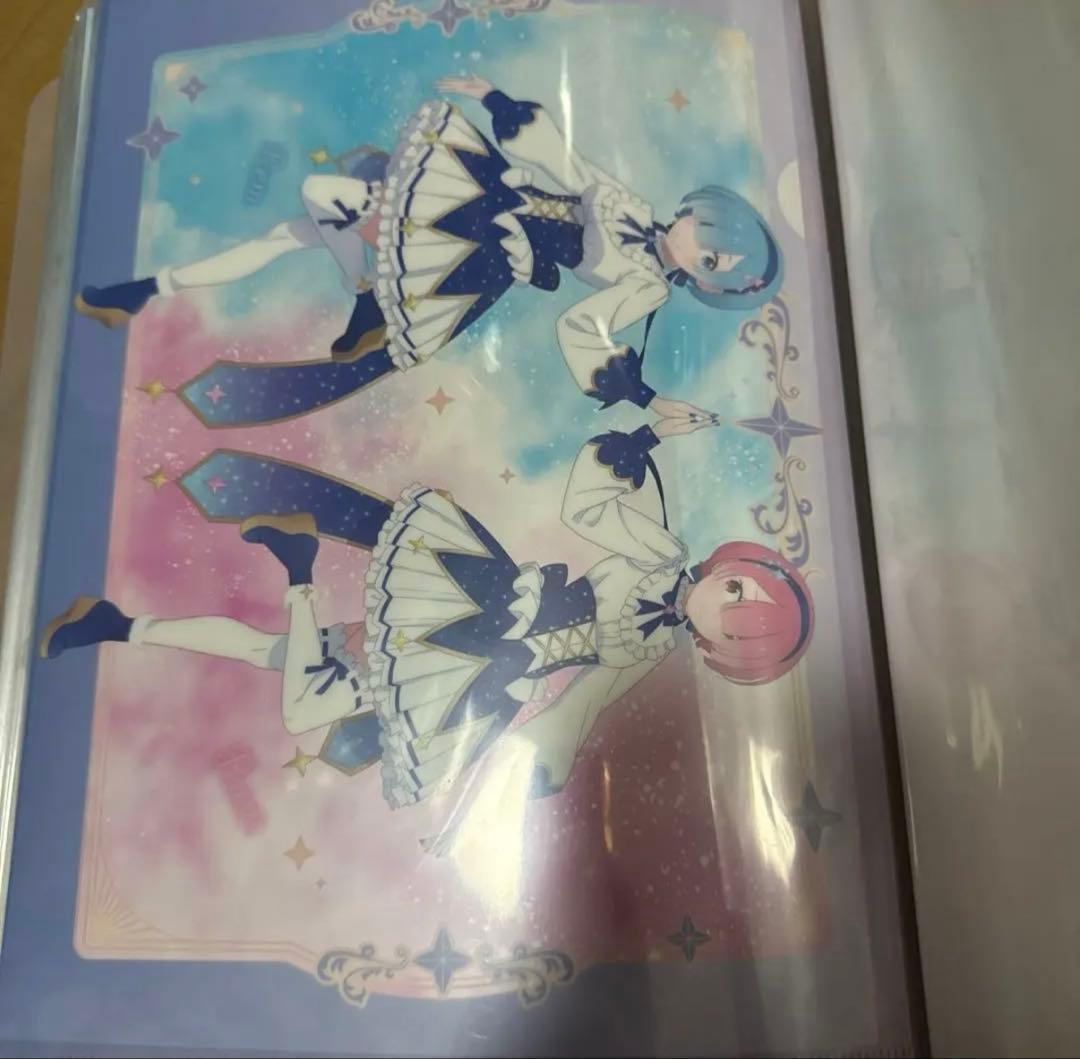 リゼロ　レム　ラム　誕生日　クリアファイルセット