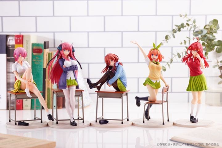 五等分の花嫁　コトブキヤ　フィギュア　五つ子セット