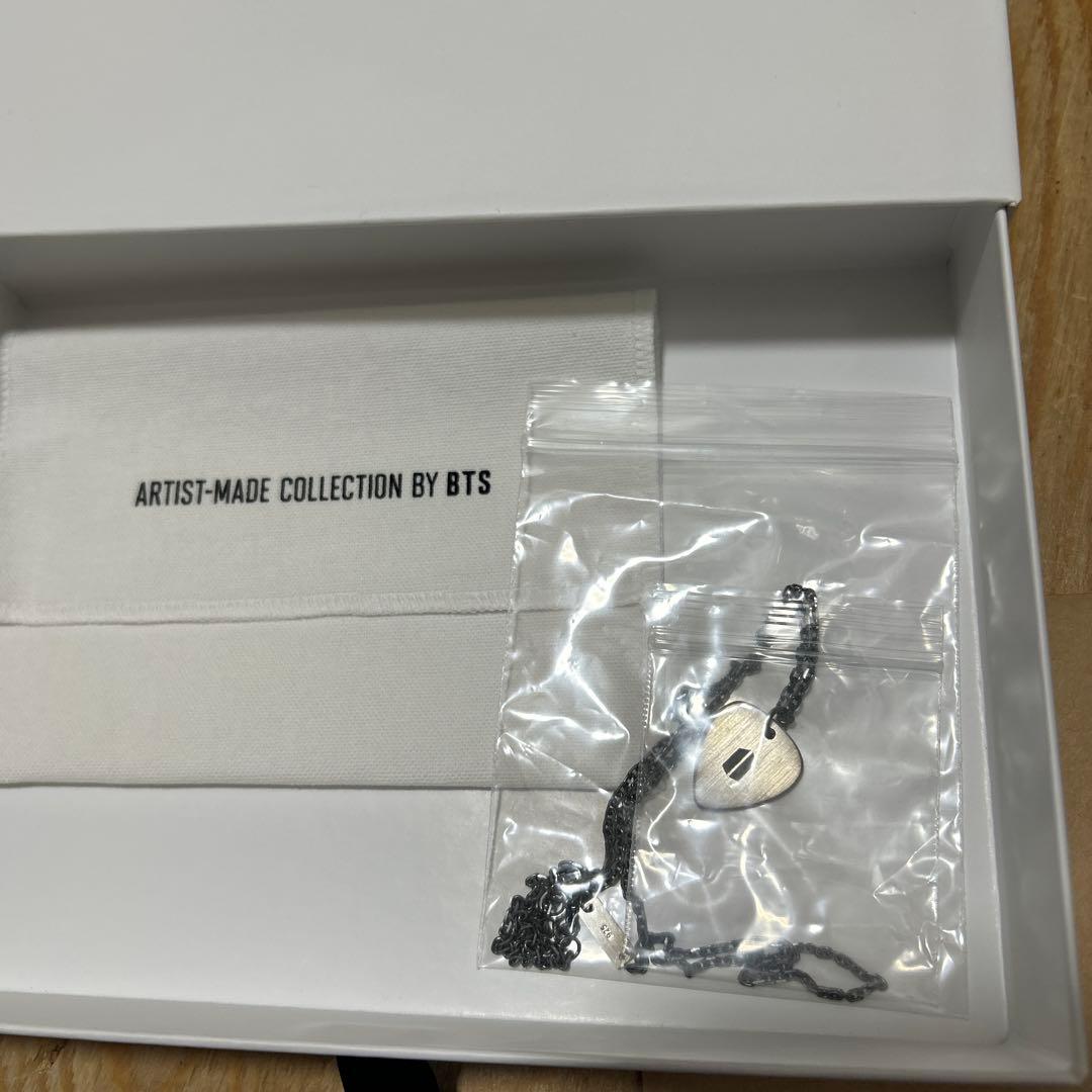 BTS アーティストメイド GUITAR PICK NECKLACE BK SV