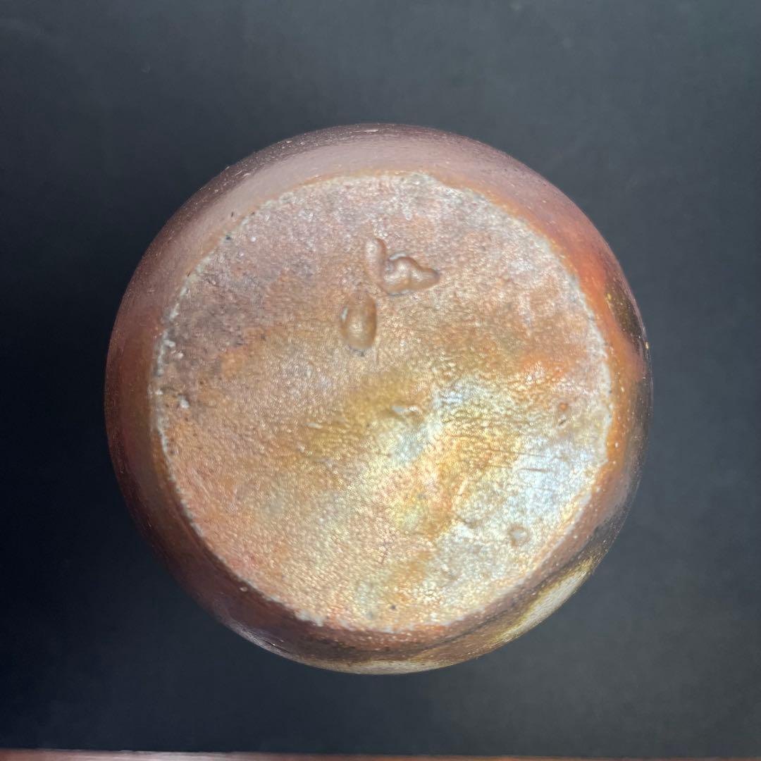 【未使用】 備前焼 奥本健一 徳利 おちょこ 3点 酒器