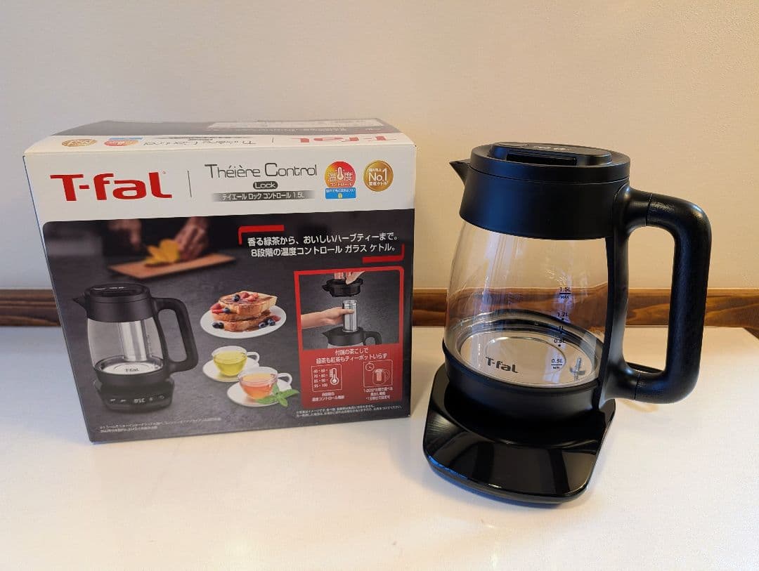 【美品】ティファール 電気ケトル テイエール ロック コントロール