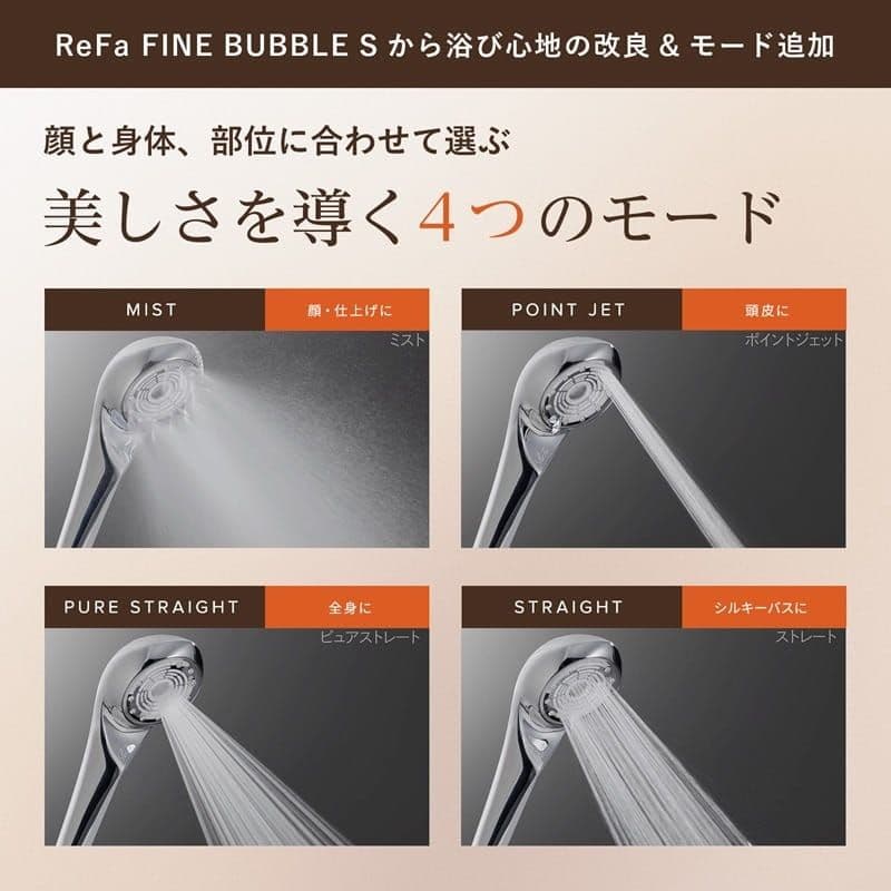 美品 ReFa シャワーヘッド ファインバブルU ホワイト 即日出荷 送料無料