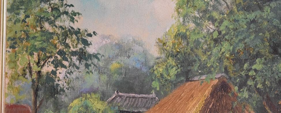 お宝速報❣　コロナ還元値引き！！　洋版画の重鎮・向井潤吉　真作保証　肉筆