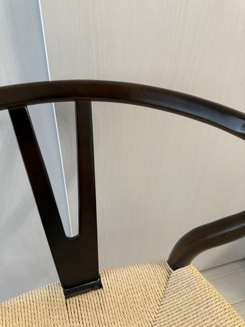 【美品】Yチェア 風 北欧家具 椅子 ダイニングチェア リプロダクト ブラウン