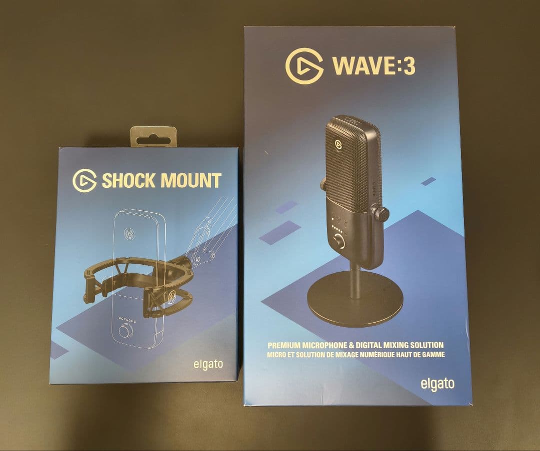 Elgato WAVE:3 + ショックマウント