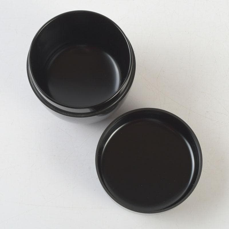 茶道具　 加賀蒔絵師　中村孝也作　川蝉蒔絵　中棗　共箱　V　9571