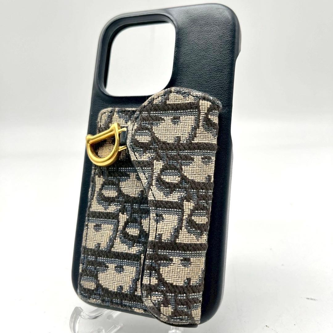 美品✨Dior クリスチャンディオール iPhoneケース14PRO オブリーク