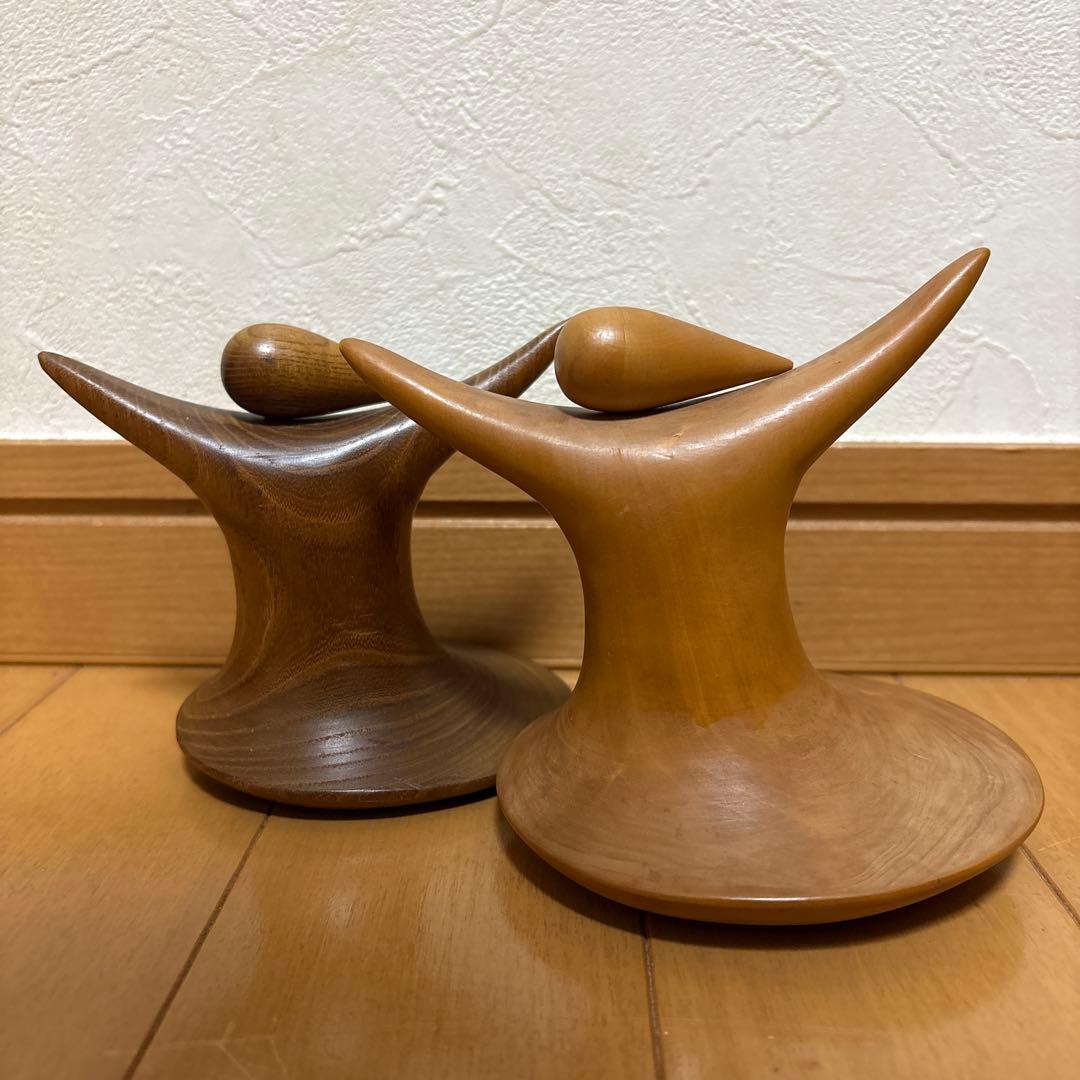 創作こけし　片瀬快平作品　2体組　KokeshiDoll