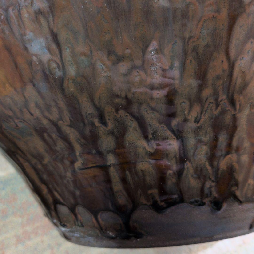 【小鹿田　らっきょう壺】隆