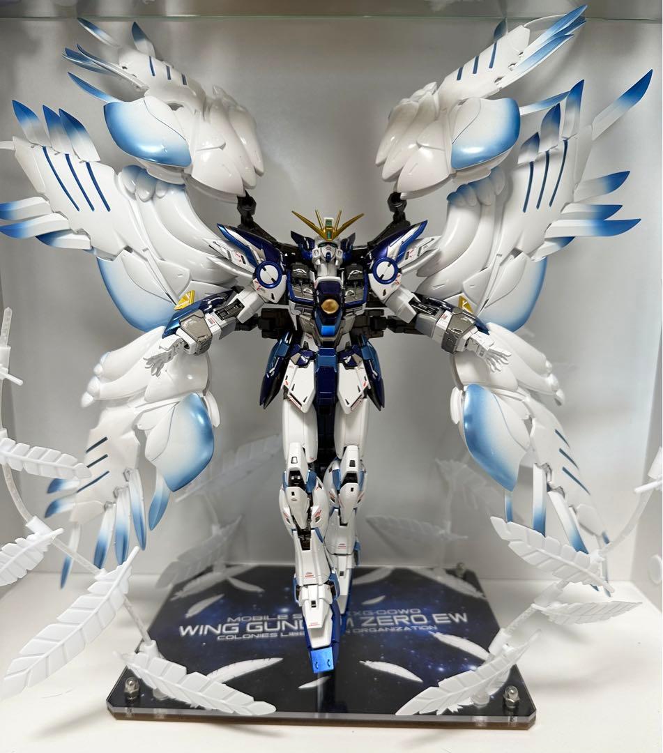 全塗装+合金フレーム改造MG 1/100 ウイングガンダムゼロEW Ver.Ka
