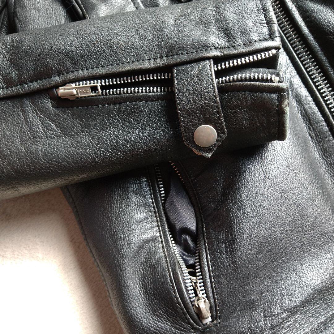 リューグーレザーズ 本革 L ライダース 革ジャン バイク