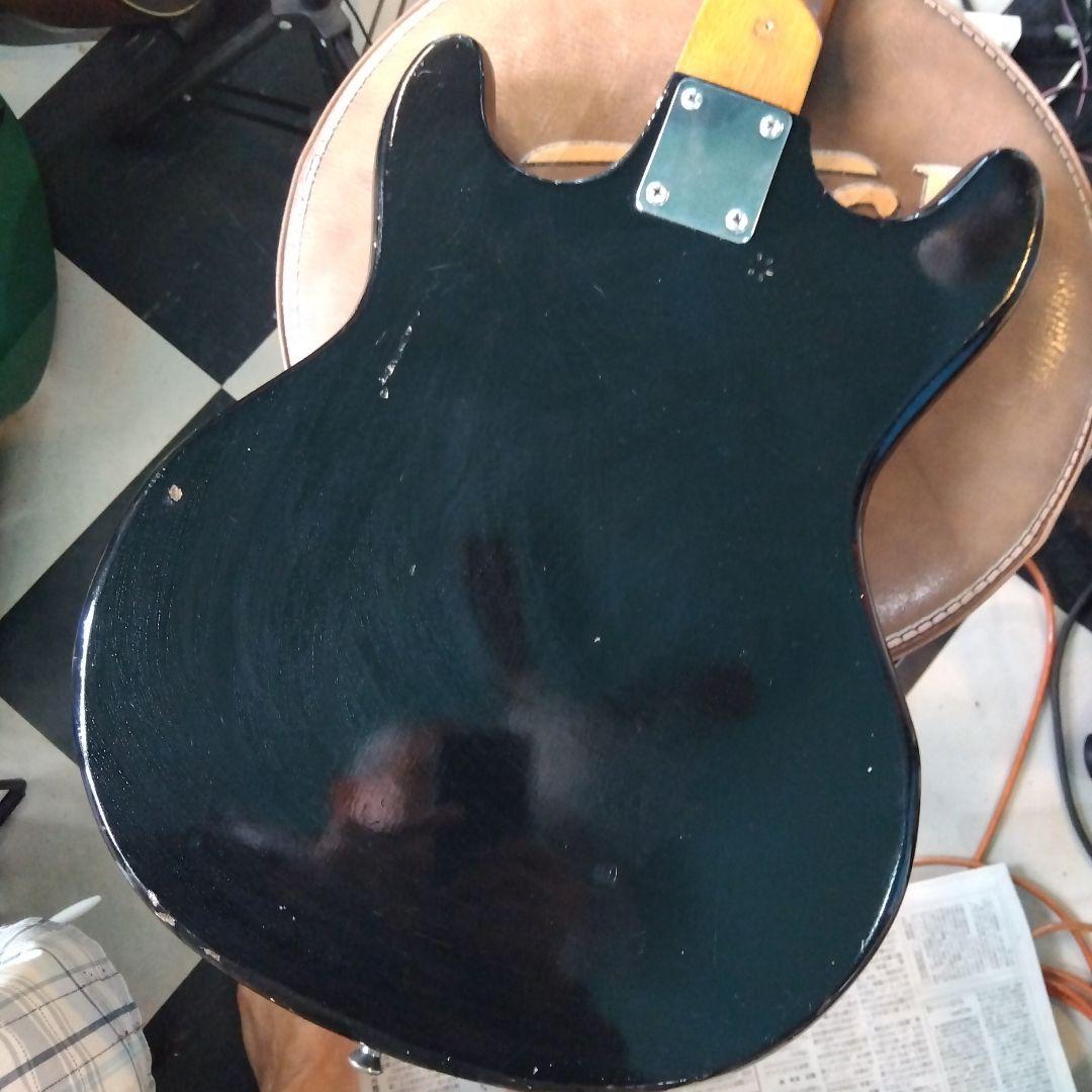 エレキギター レッド/ブラック ソリッドボディ