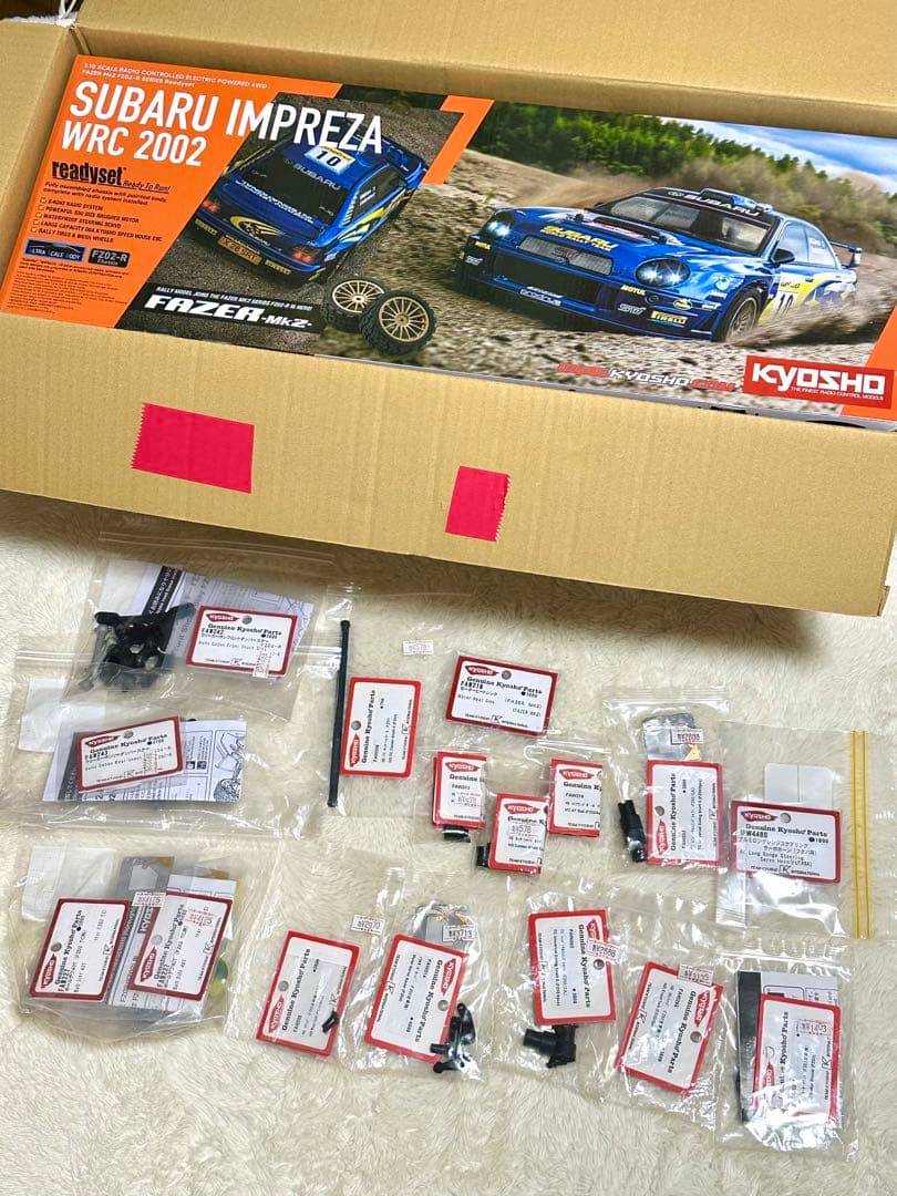 京商 インプレッサ WRC 2002 ラリー フェーザー Mk-2