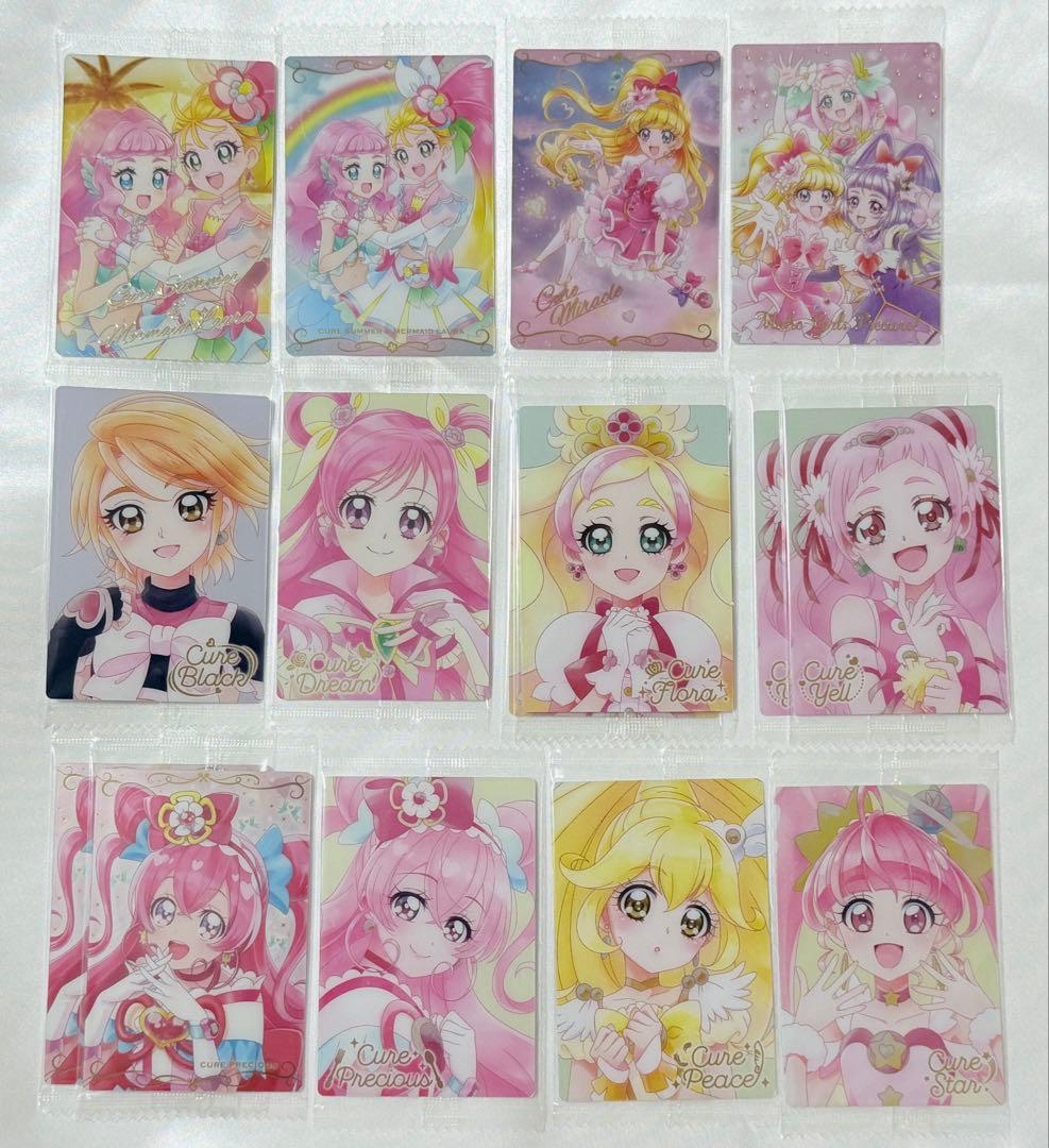 プリキュアウエハース 第2弾〜11弾 まとめ売り217枚 レア有