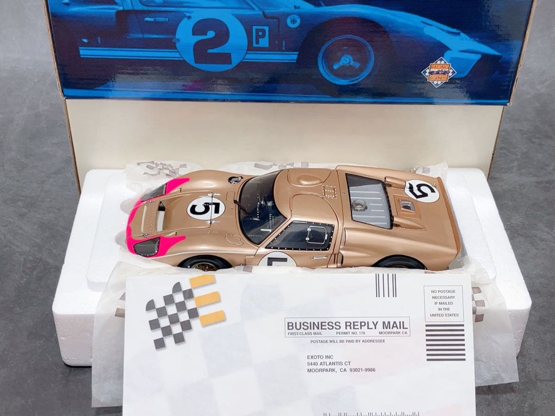 1/18 エグゾト 京商 フォードGT40 Mk II #5 1966 ルマン