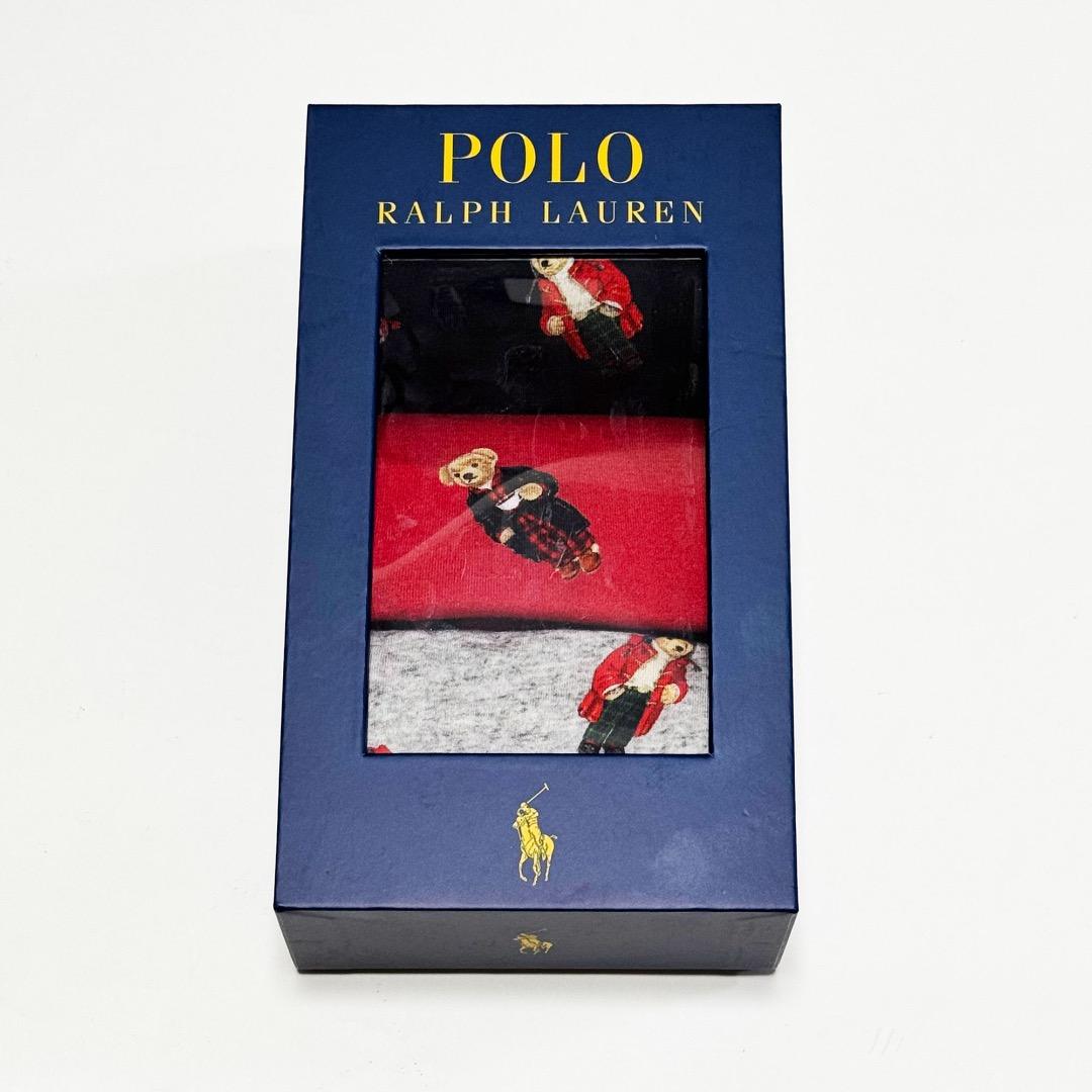 ■ポロラルフローレン ポロベアーボクサートランクス3点セットM新品B■