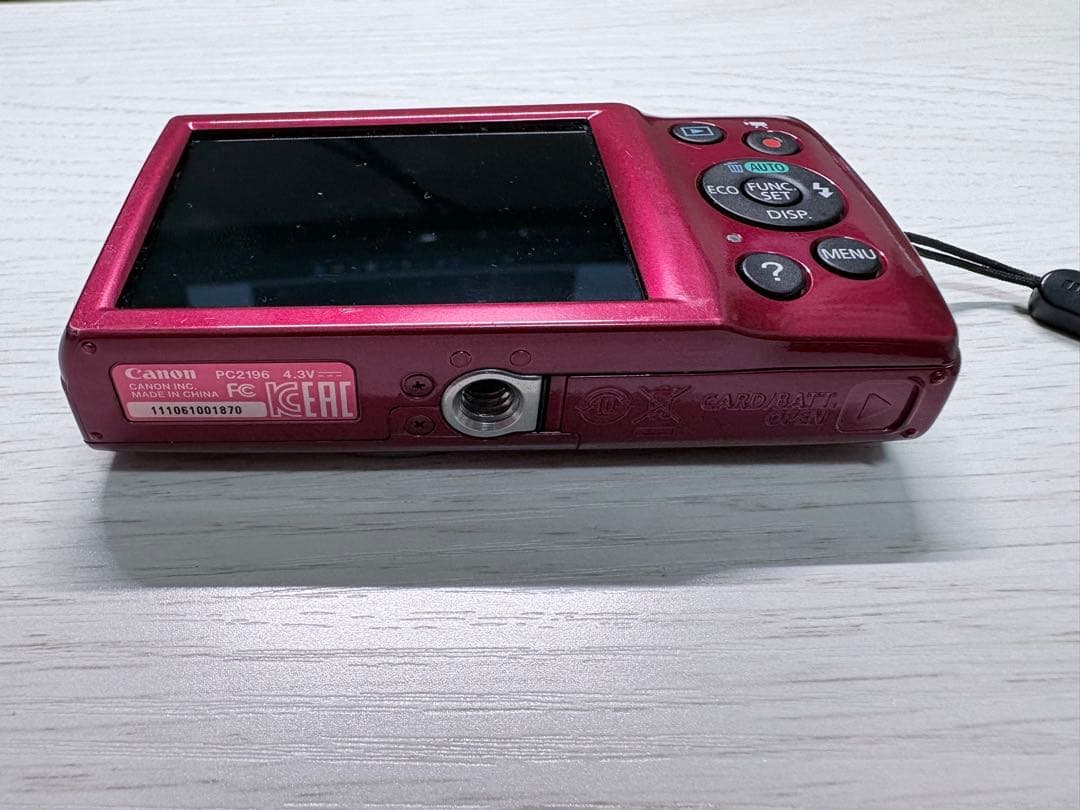 Canon IXY160 コンパクトデジタルカメラ　レッド