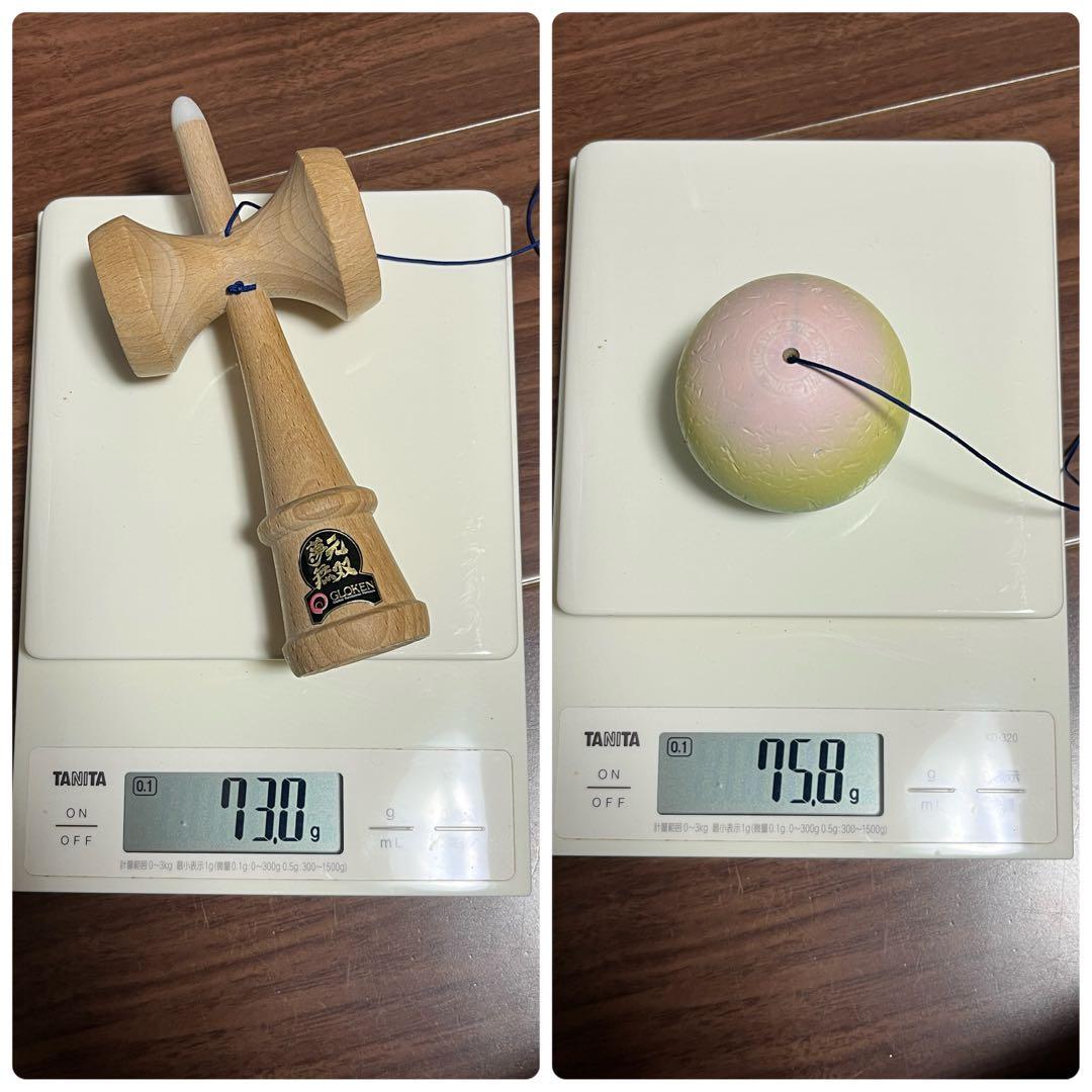 夢元無双 JAC ALL けん玉中古3本セット スーラボ玉　mugenmusou