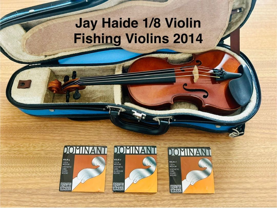 Jay Haideジェイハイダ　2014年 バイオリン 1/8 予備の弦付