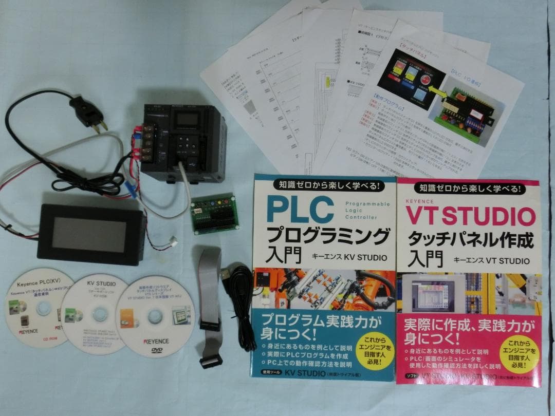 Keyence キーエンスPLC　KV700　タッチパネル　VT3-W4M　学習