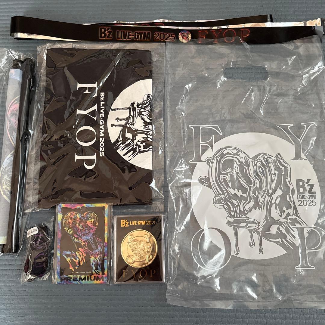 B'z LIVE-GYM 2025 FYOP福岡premium席グッズ銀テープ付