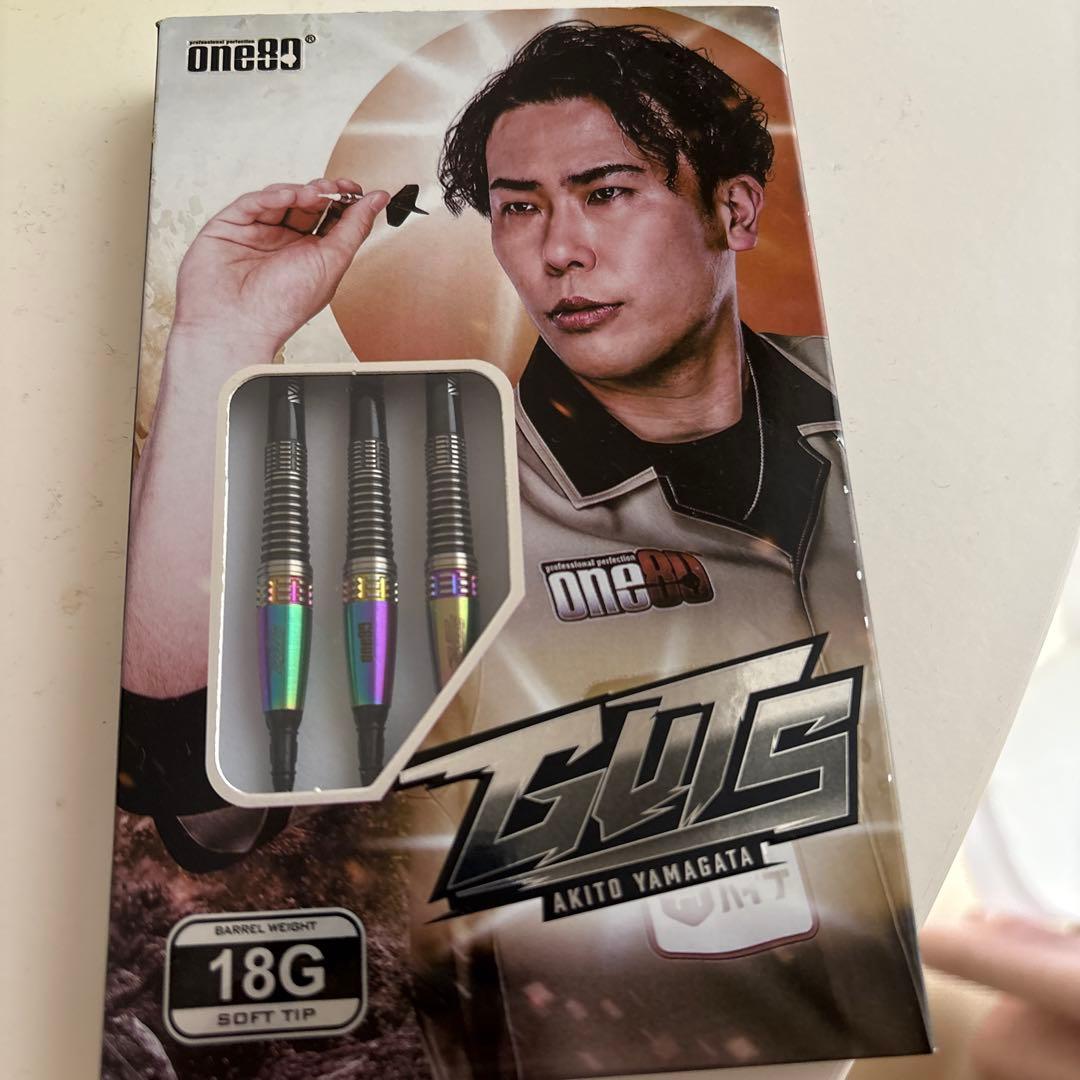 【未開封】山形明人ダーツ GUTS One80　Limited edition