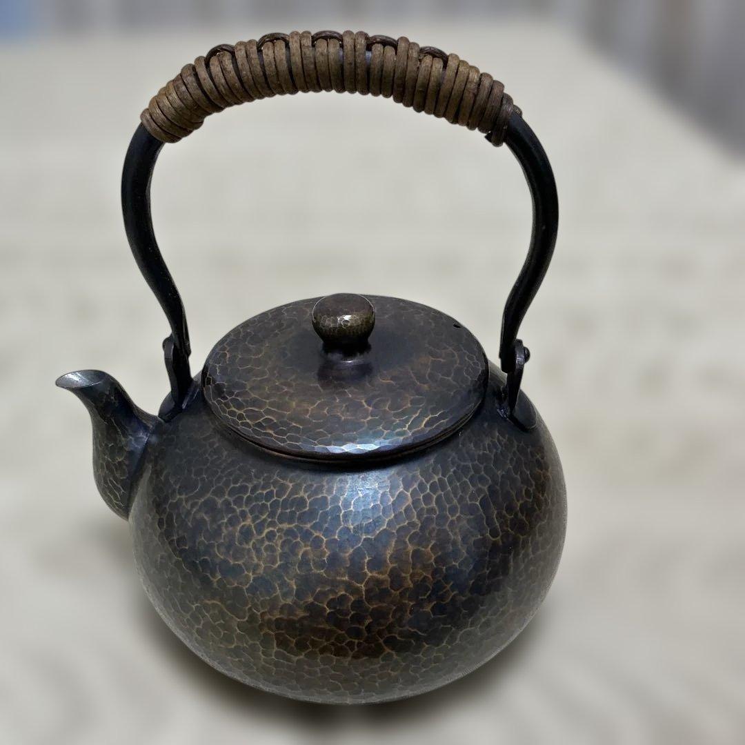 玉川堂　鎚起銅器　やかん