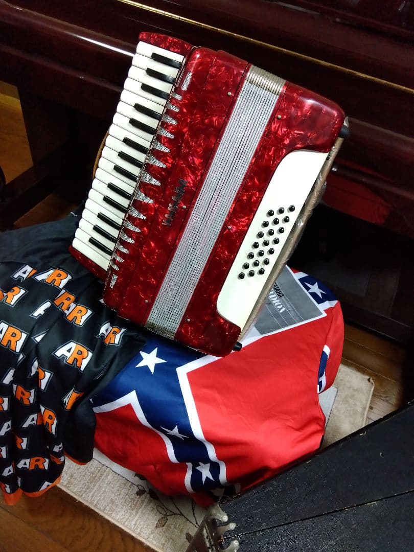 【動作品大幅なメンテ完了品】YAMAHA YA-21アコーディオン