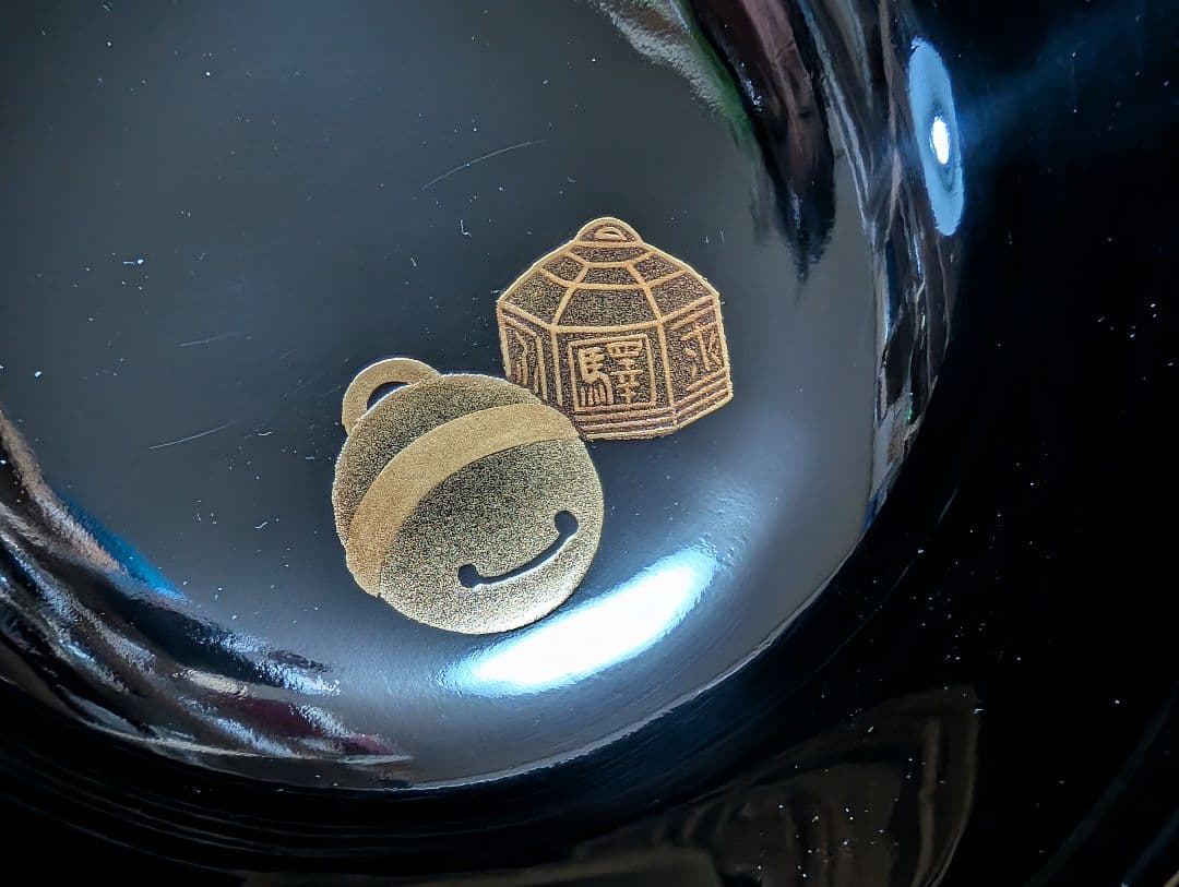 蒔絵お椀5客 東海道五十三次