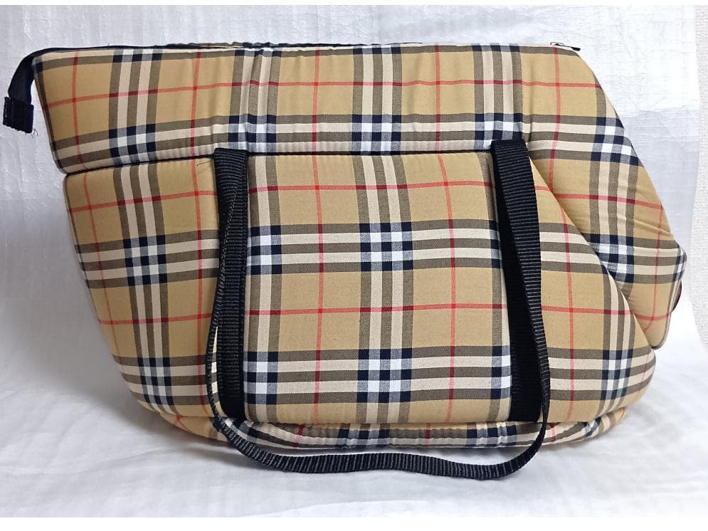 バーバリー バッグ　 ペット　犬　ドッグ　キャリーバッグ　Burberry