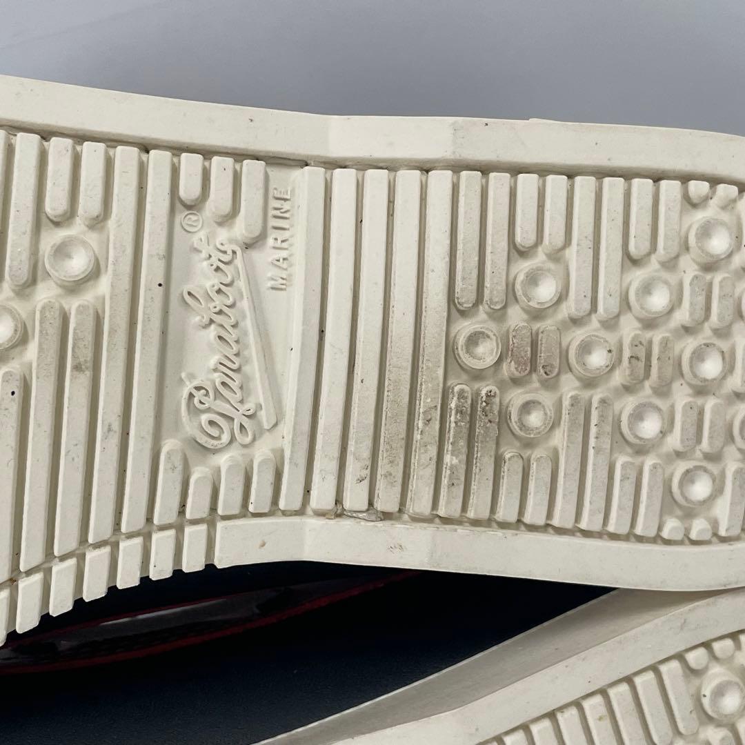 パラブーツ 0504 デッキシューズ トリコロール　レザー