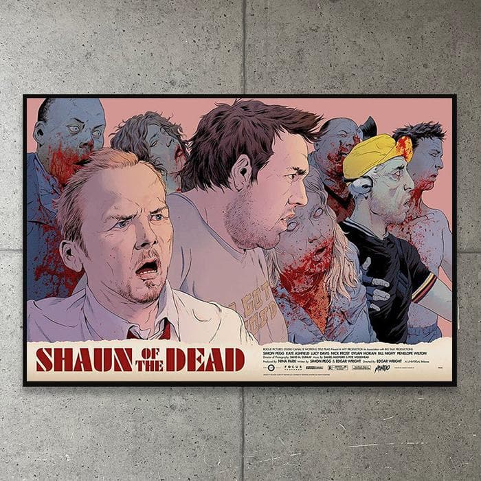 額装品/Mondo ショーンオブザデッド 限定325枚/ポスター/インテリア