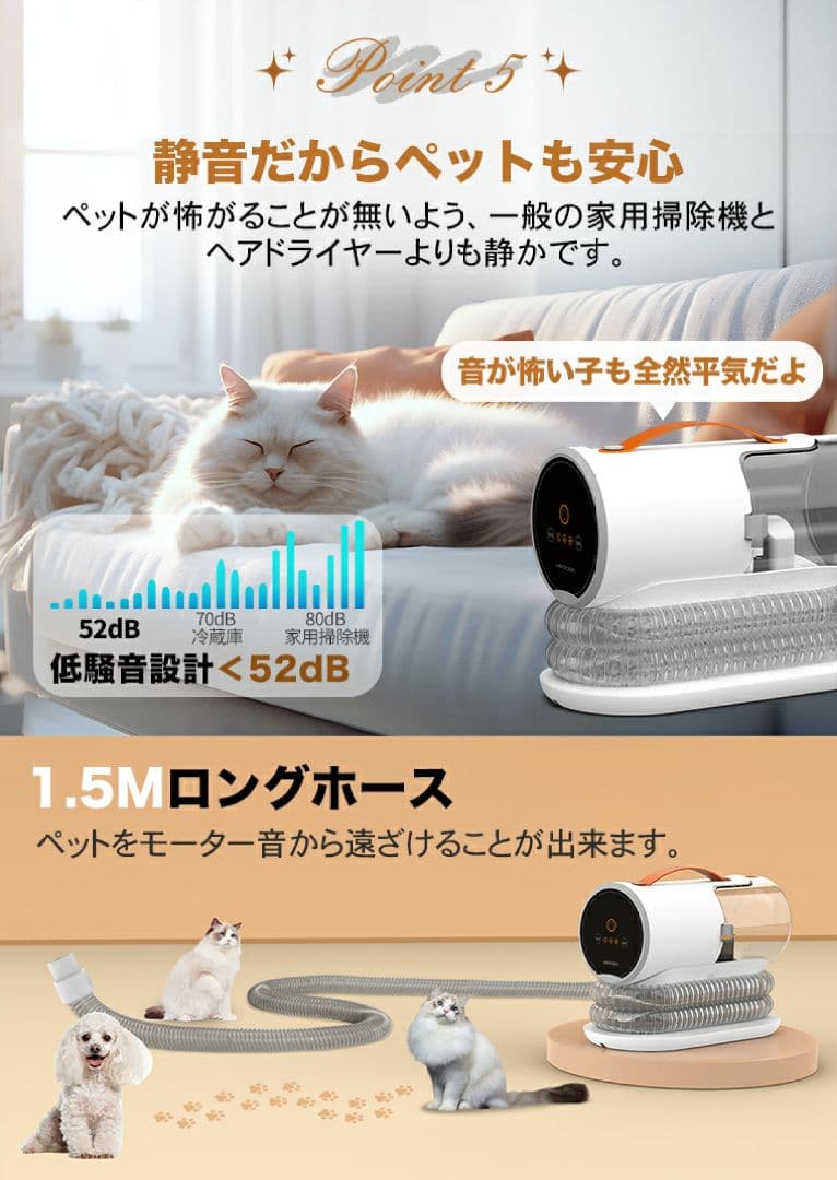 ペット用バリカンセット エアロボ