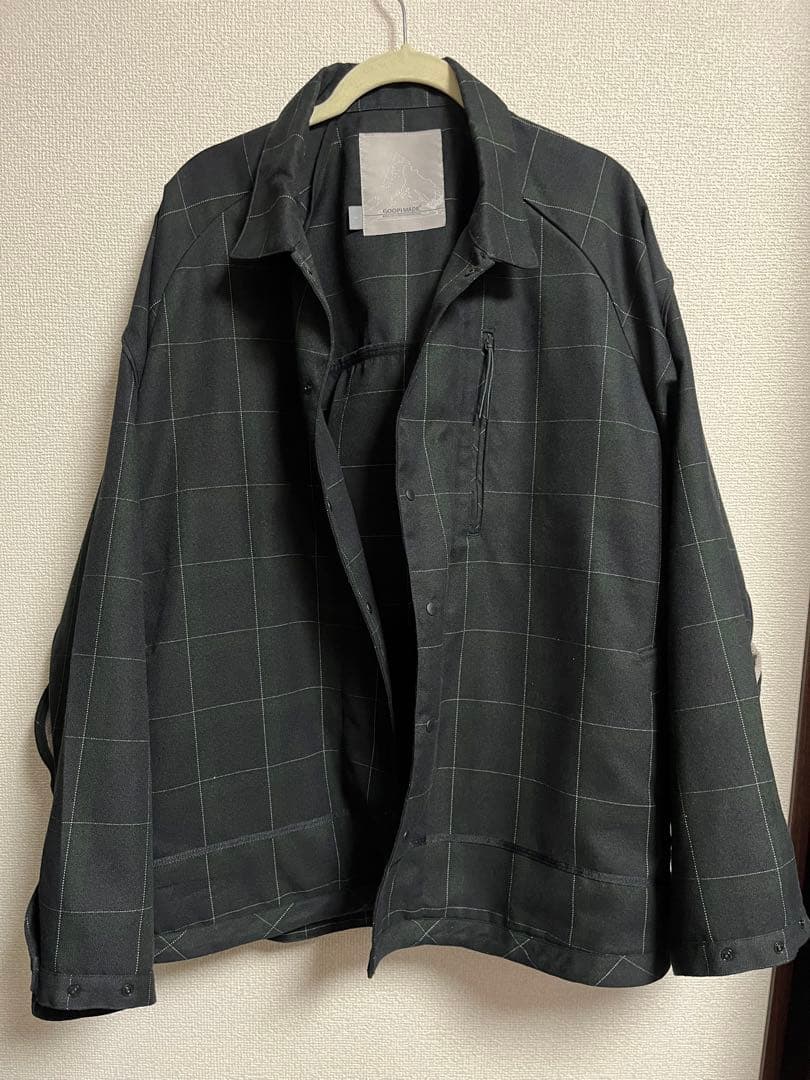 GOOPiMADE FD-G4 オーバーサイズ メッシュチェックシャツ サイズ1