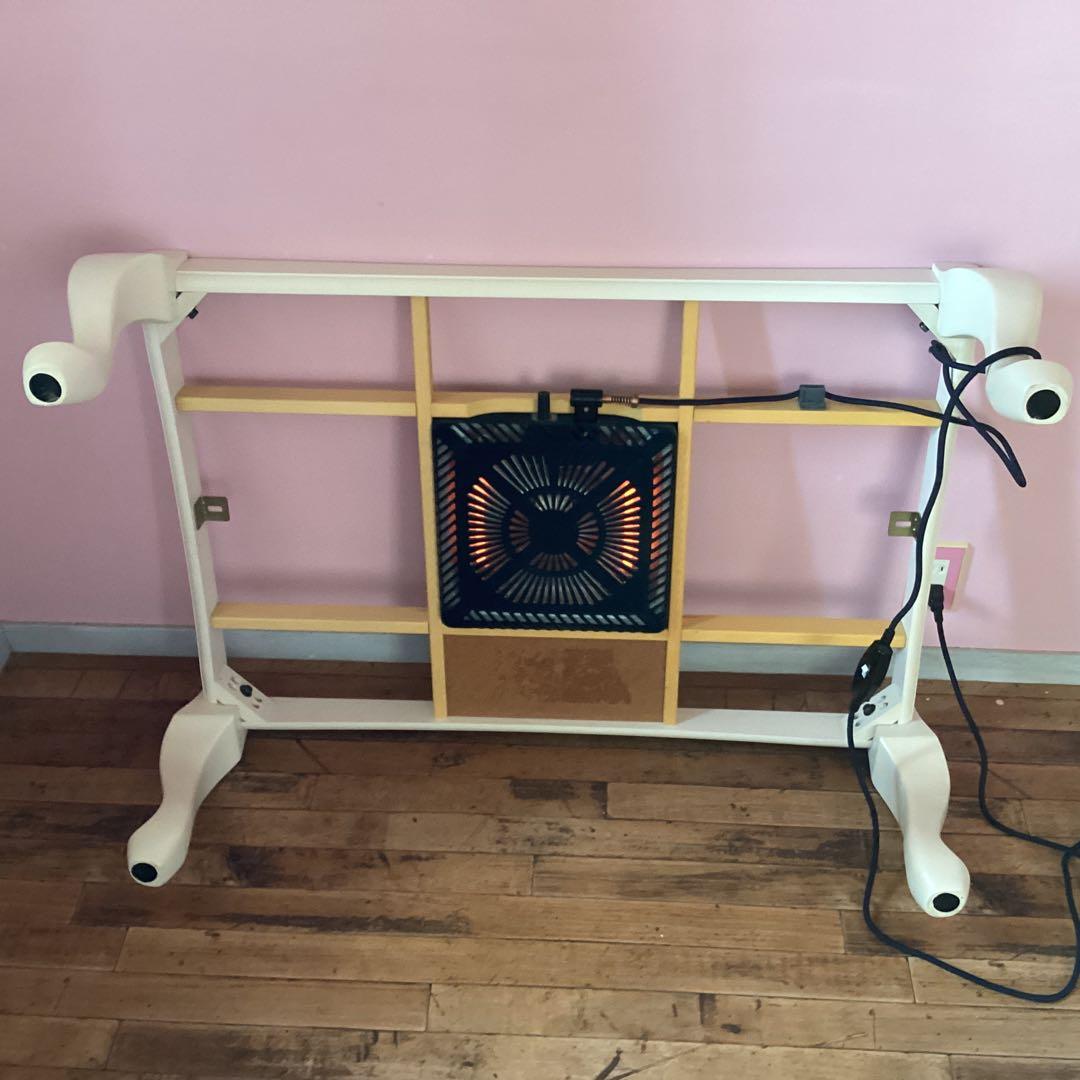 こたつ 猫脚 長方形テーブル 姫系 姫家具 アンティーク風 ねこ脚 猫足