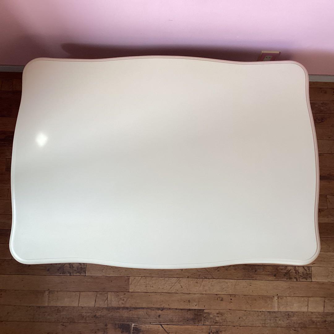 こたつ 猫脚 長方形テーブル 姫系 姫家具 アンティーク風 ねこ脚 猫足