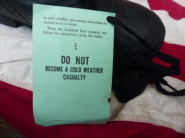 米軍実物 デッド 極寒用　ミッキーマウスブーツ 8W ミッキーブーツ　357