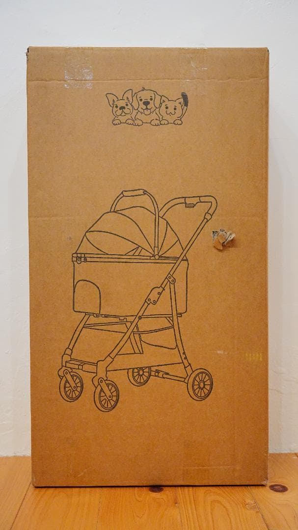 【新品】ペットカート 中型犬 分離型 折りたたみ 耐荷重25kg 対面式 犬用