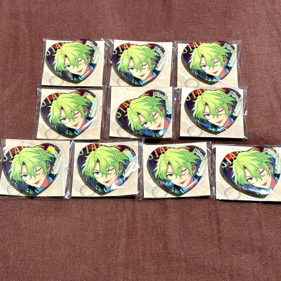 あんスタ 中国 ハート 缶バッジ TRIP 巴日和　10個セット