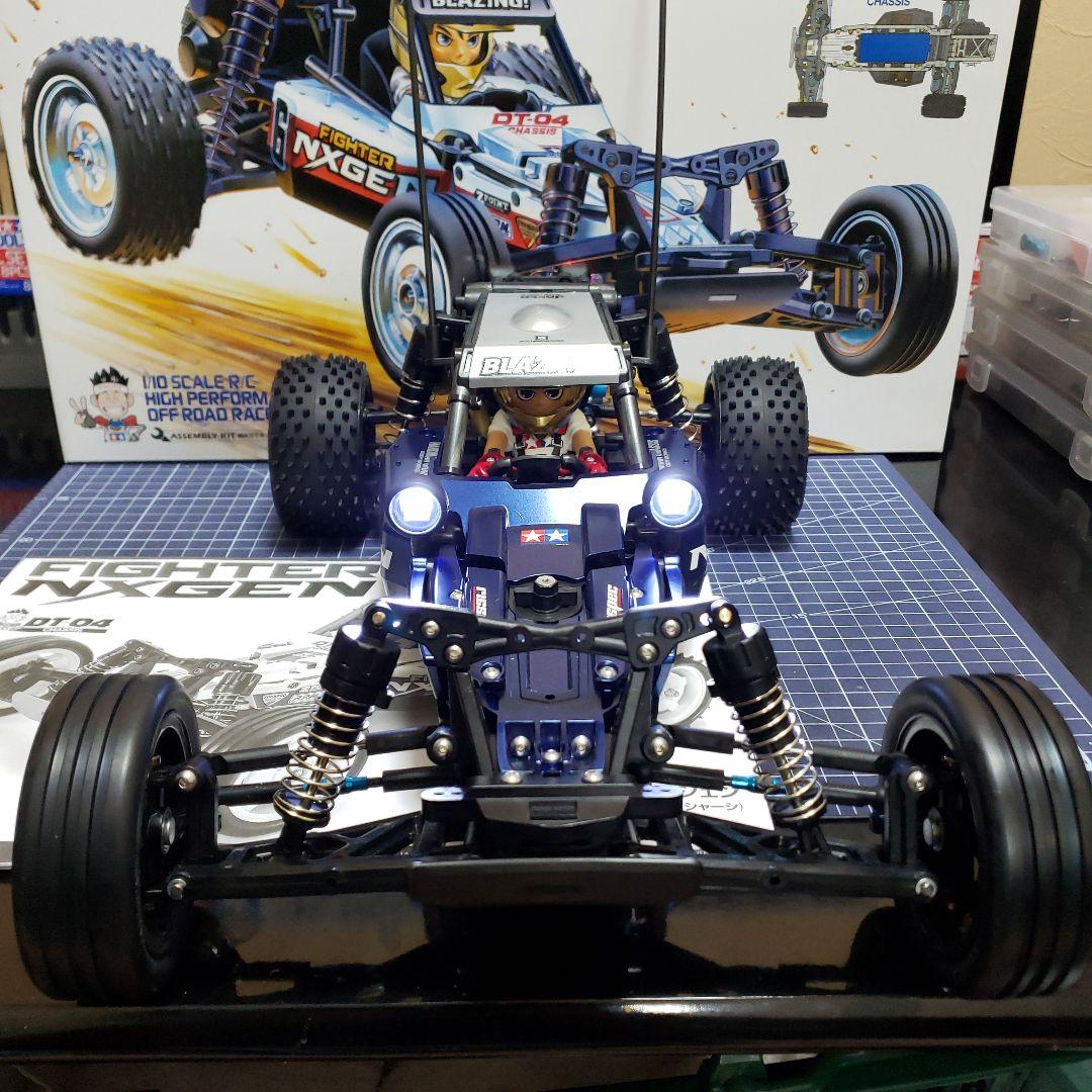 タミヤ DT04 ファイターネクスジェン カスタム サーボ付き、メカレス