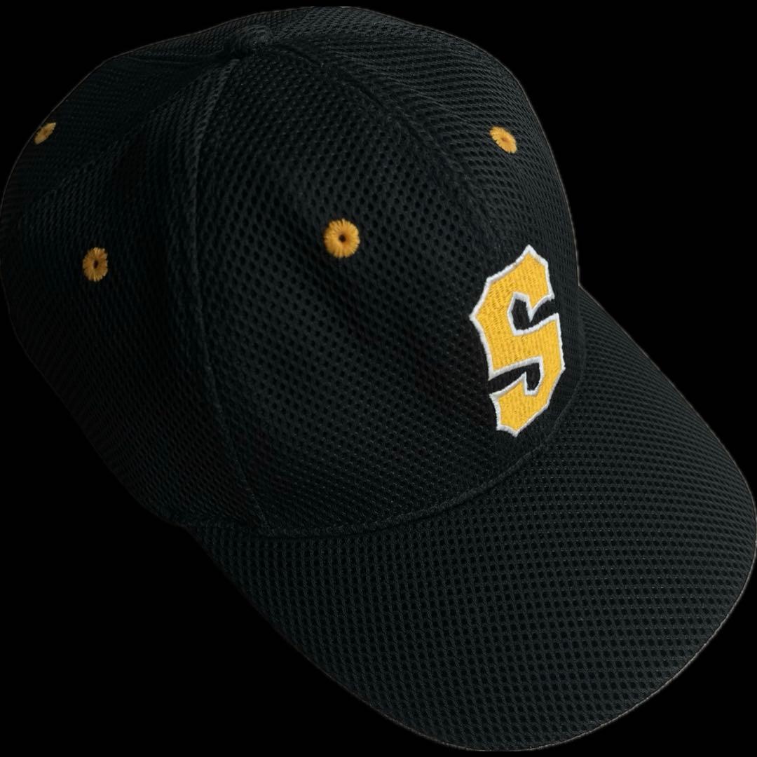 “S刺繍”old stussy 6パネルキャップ メッシュ stussyhats