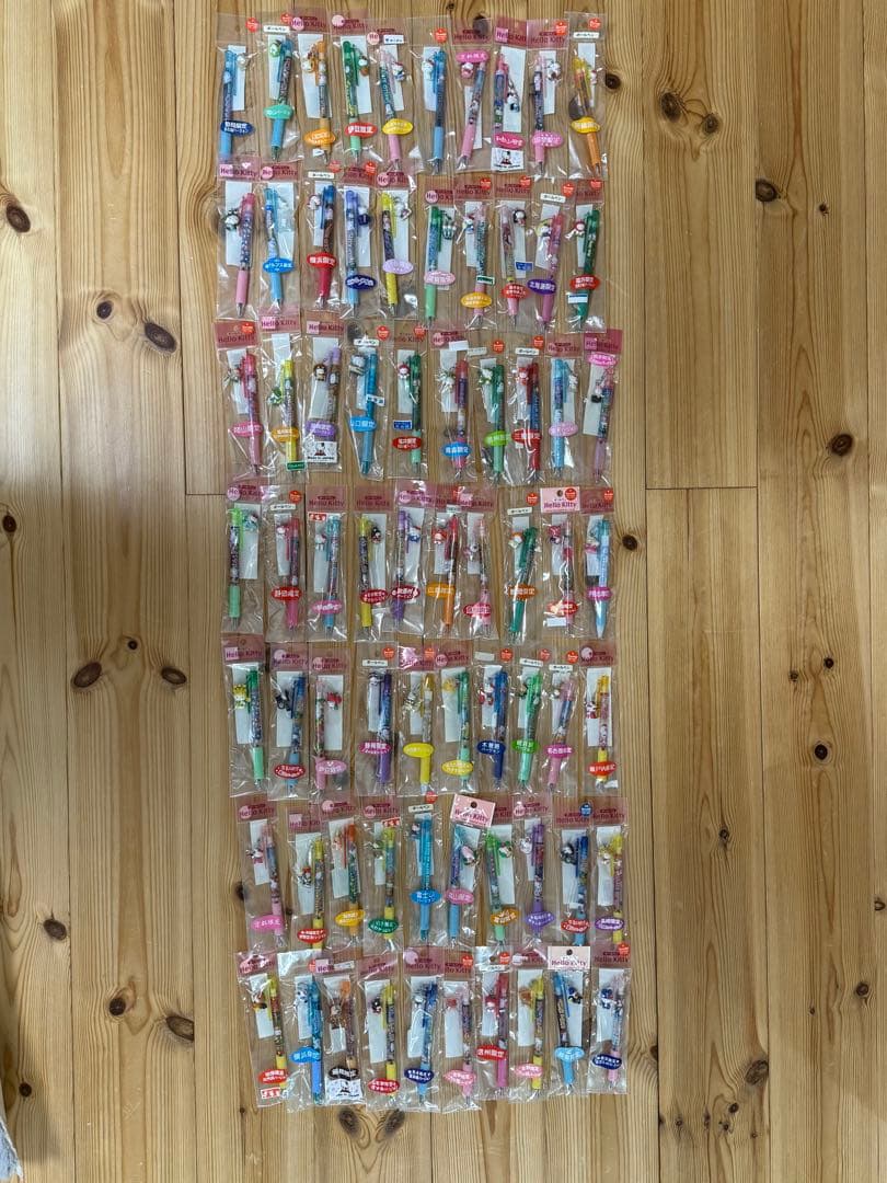 ハローキティ ご当地ボールペン セット 約70本まとめ売り