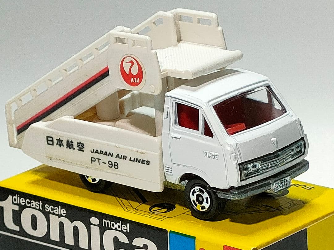 黒箱トミカ 98 JAL日本航空タラップカー　美品　日本製