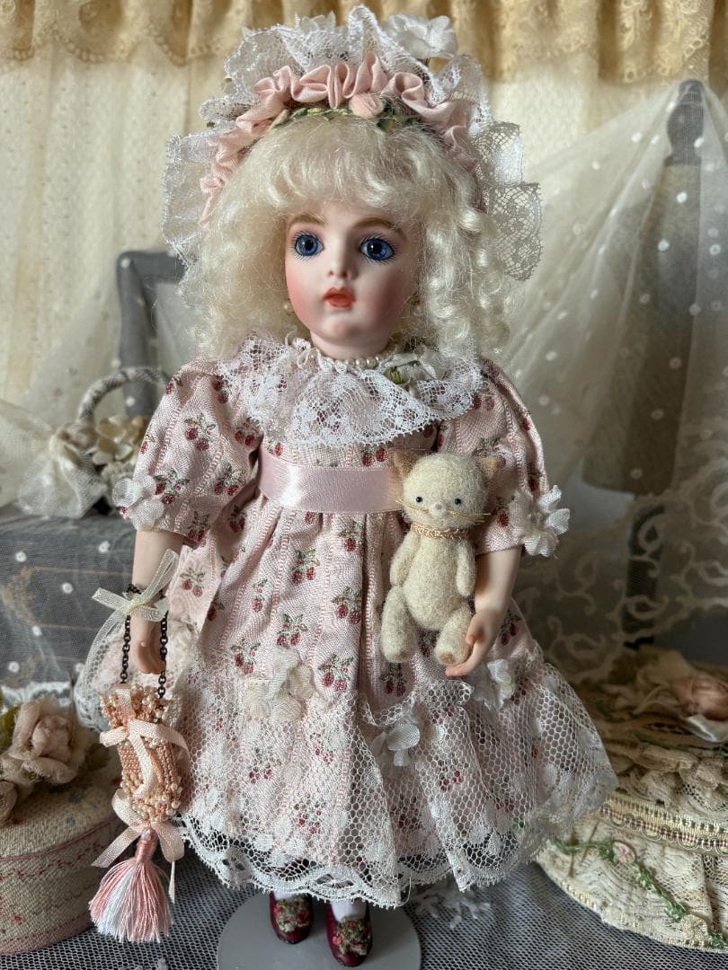 ✨期間限定✨28cmブリュセット　ミレットサイズ　ビスクドール　リプロ