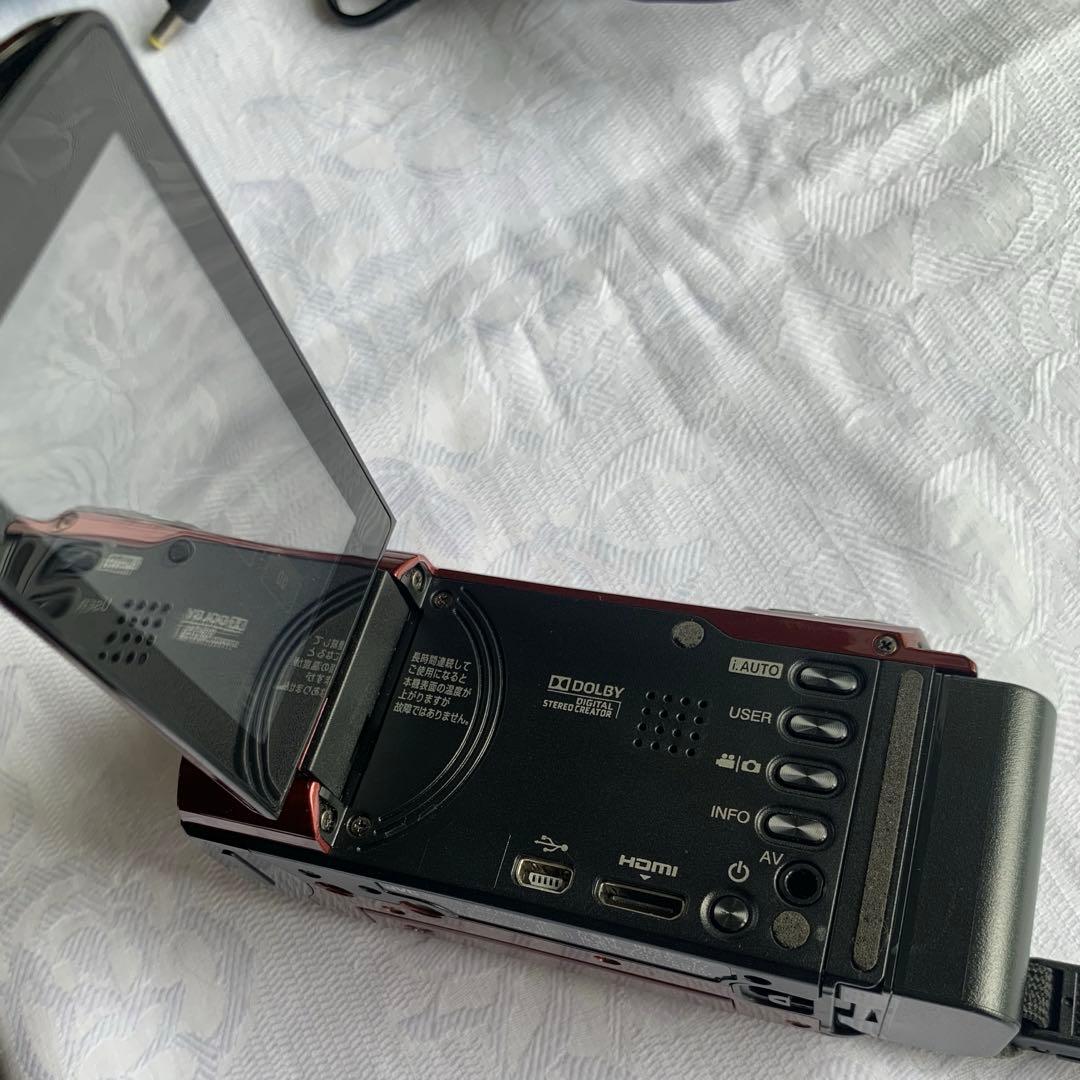 JVC Everio HD ビデオカメラ　GZ-HM460-R ハンディカム