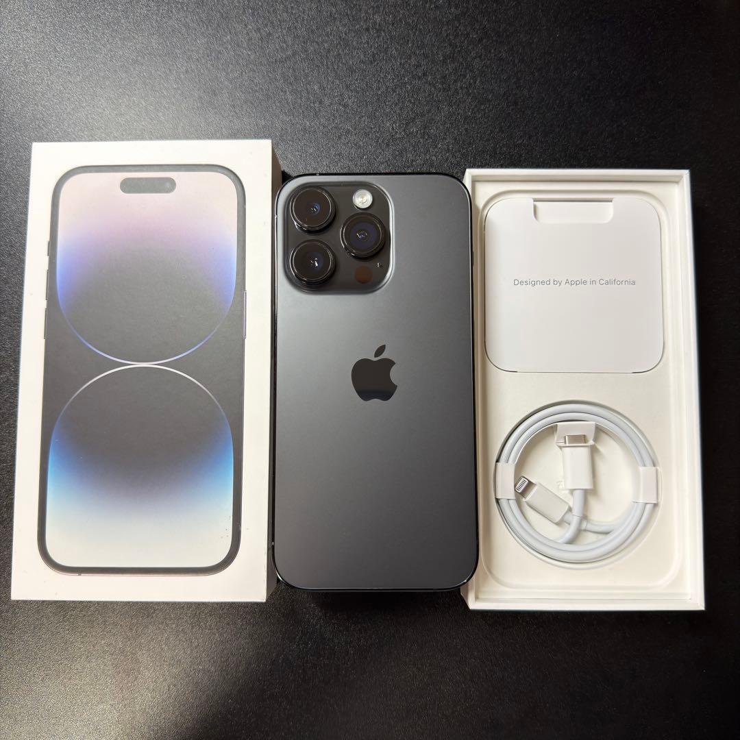 【美品】iPhone14 Pro 256GB スペースブラック SIMフリー