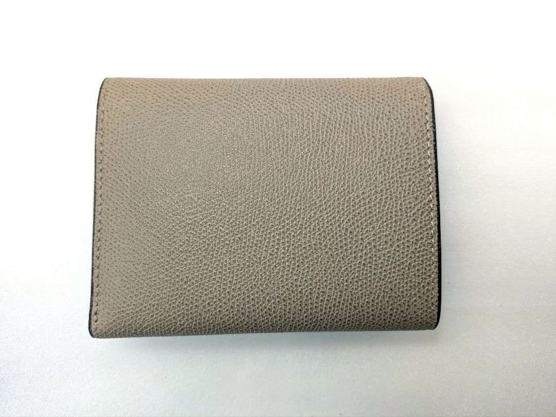 【新品未使用品】Valextra イジィデ ウォレット オイスターグレー