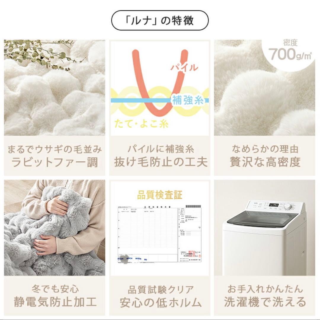 こたつ布団単品 グレー