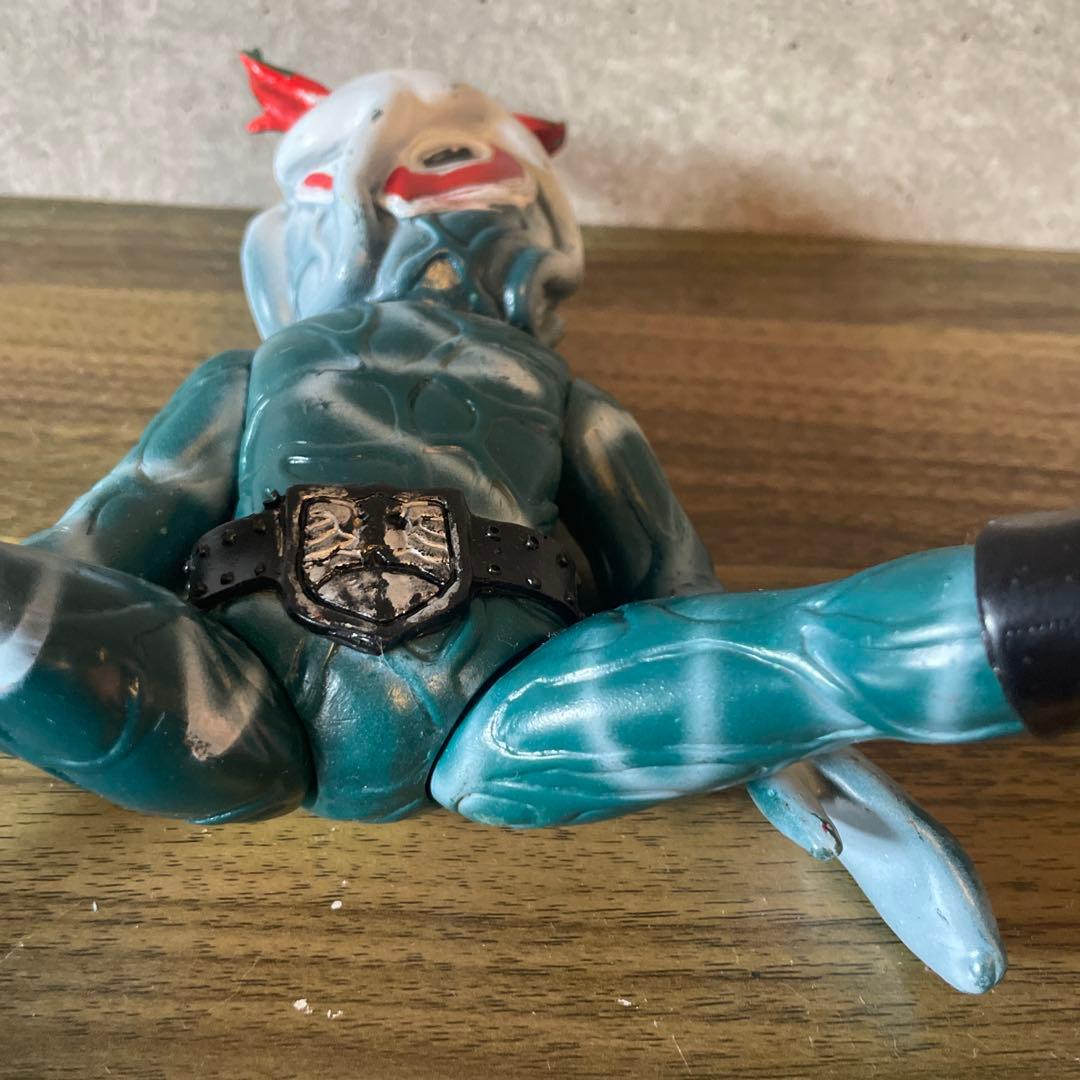 週末削除旧バンダイ当時物仮面ライダー怪人トリカブトソフビ落書きなし
