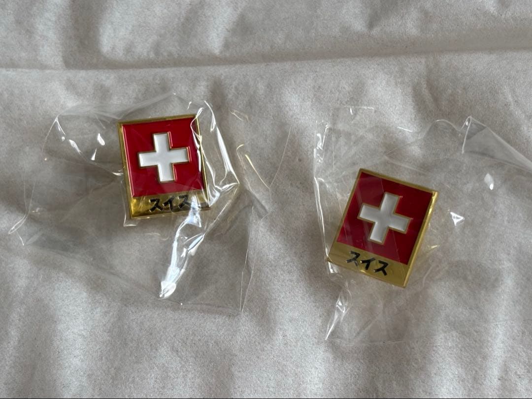 Lemania様5点セットEXPO 2025 大阪関西万博スイス館ピンバッジ